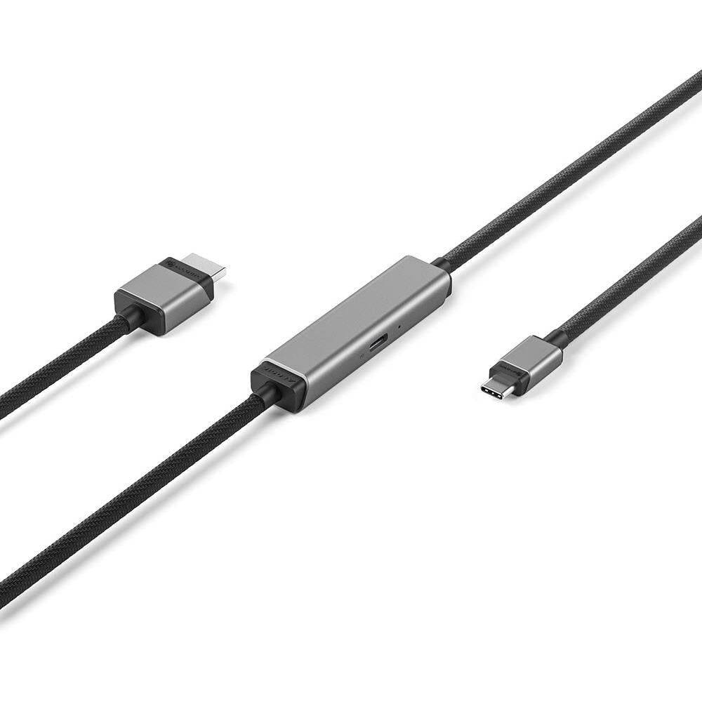 Alogic Ultra USB-C to HDMI Cable with 100W Pass Through Charging (2M)