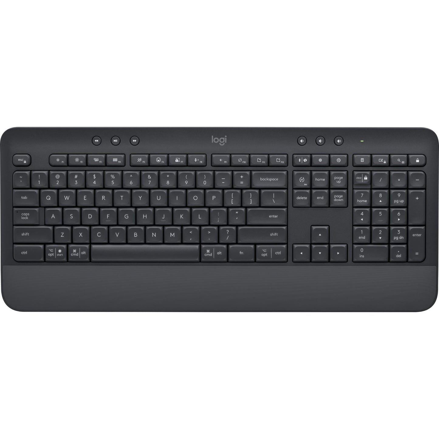 Logitech K650 Signature Wireless Keyboard (Graphite)