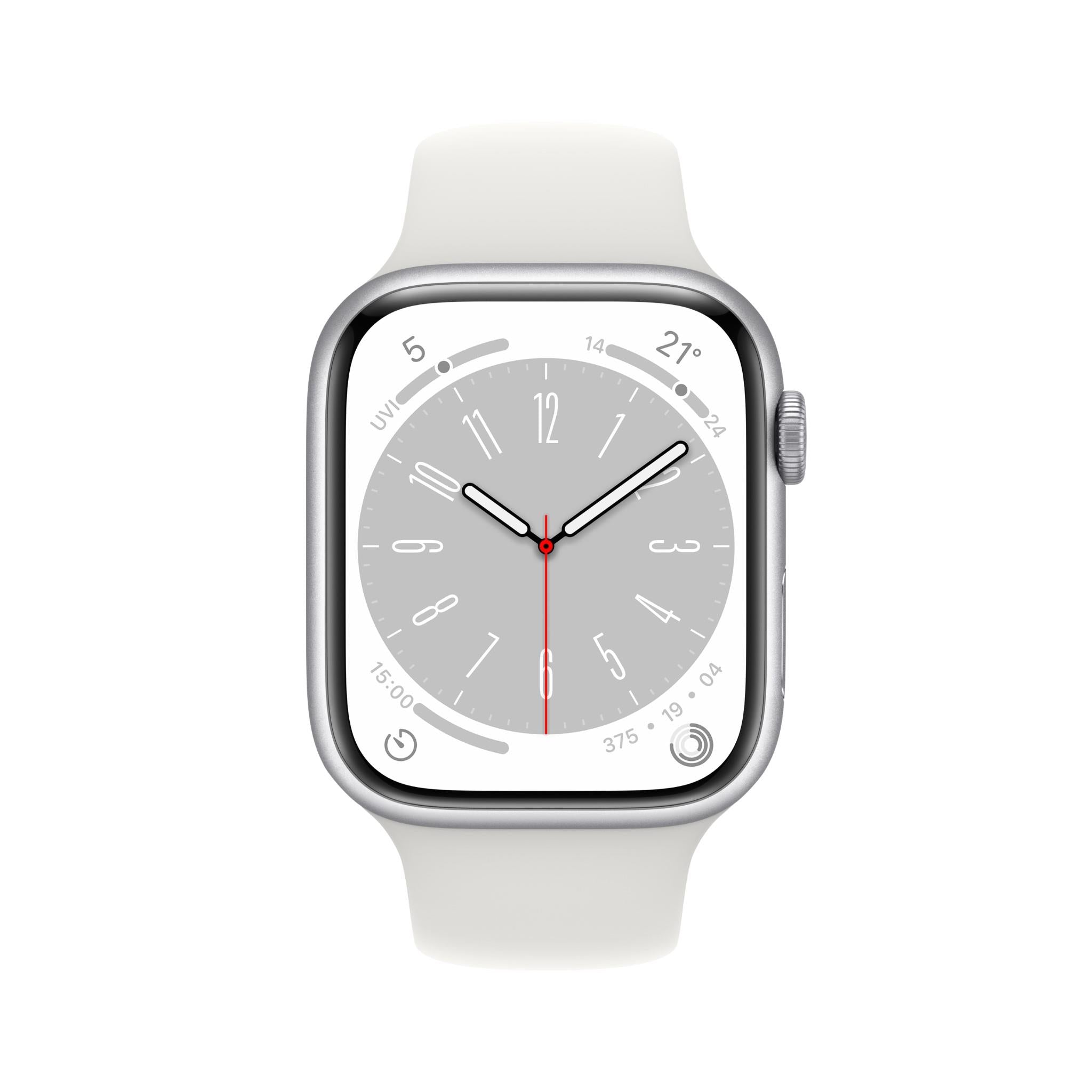 Apple Watch Series 8 45mm Silver Aluminium Case GPS