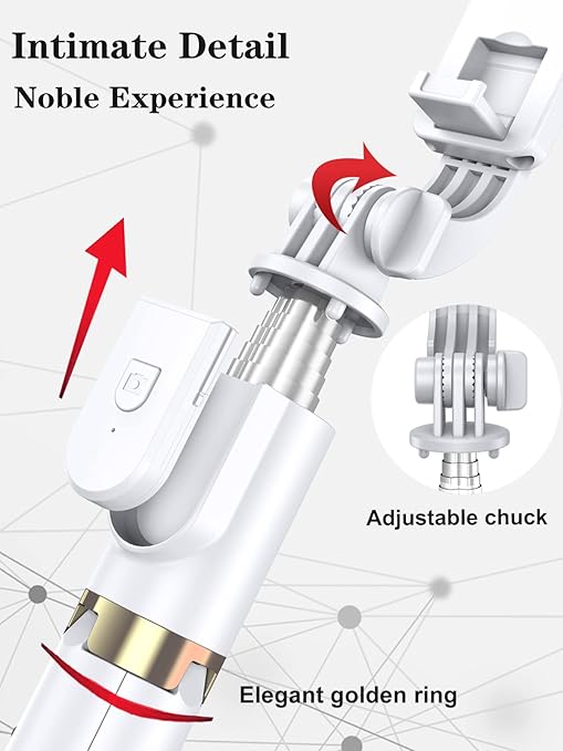 Selfie Stick Tripod with Wireless Remote, 46'' Cellphone Selfie Stick Tripod with LED Fill Light, for iPhone 16/15/14/14 pro/13/13 Pro/12/11/11 Pro/XS Max/XS/XR/X/8/7 and Android Smartphone(Upgrade)