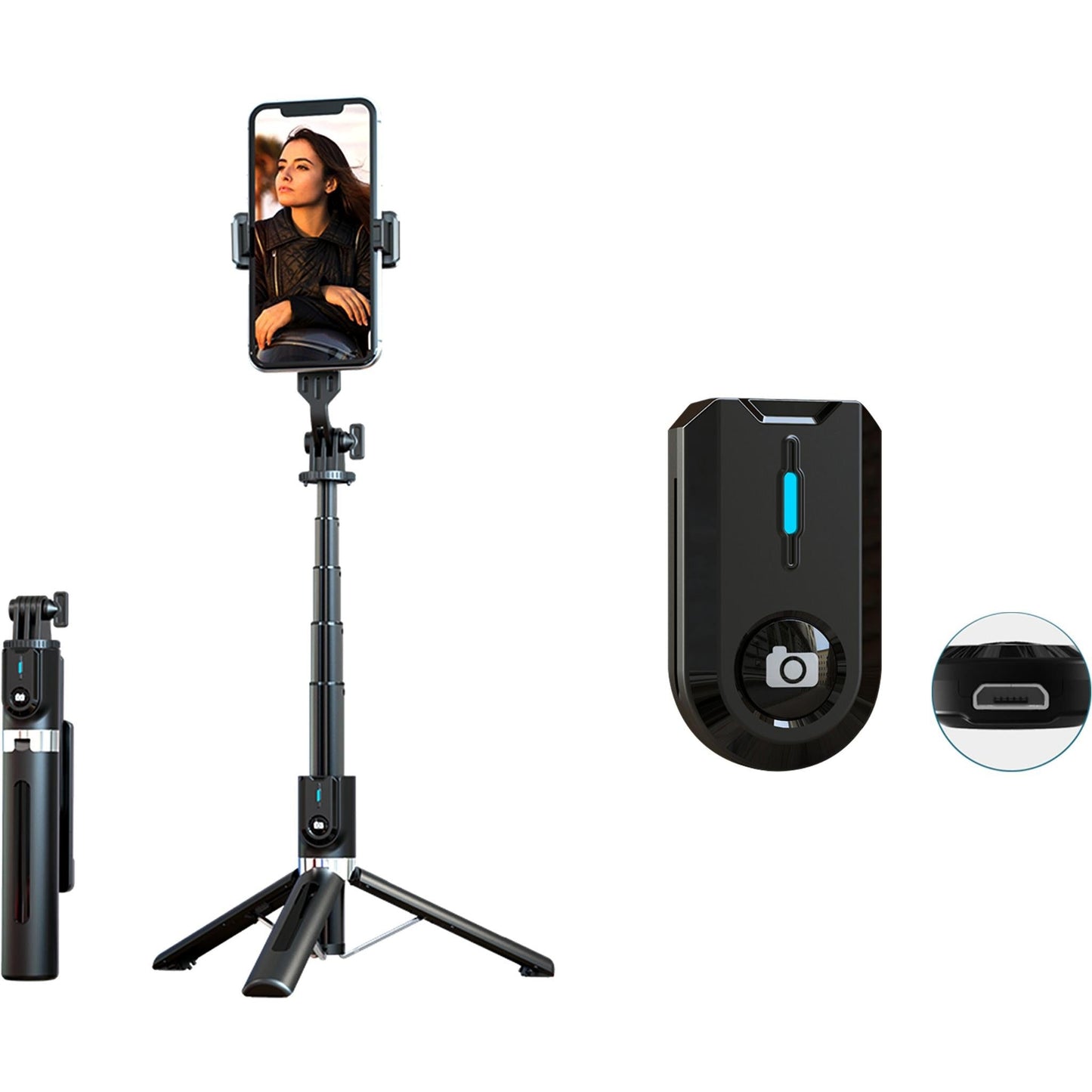 XCD Wireless Bluetooth Selfie Stick with Tripod V2