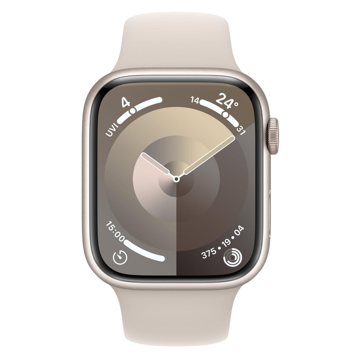 Apple Watch Series 9 45mm Starlight Aluminium Case GPS (M/L)