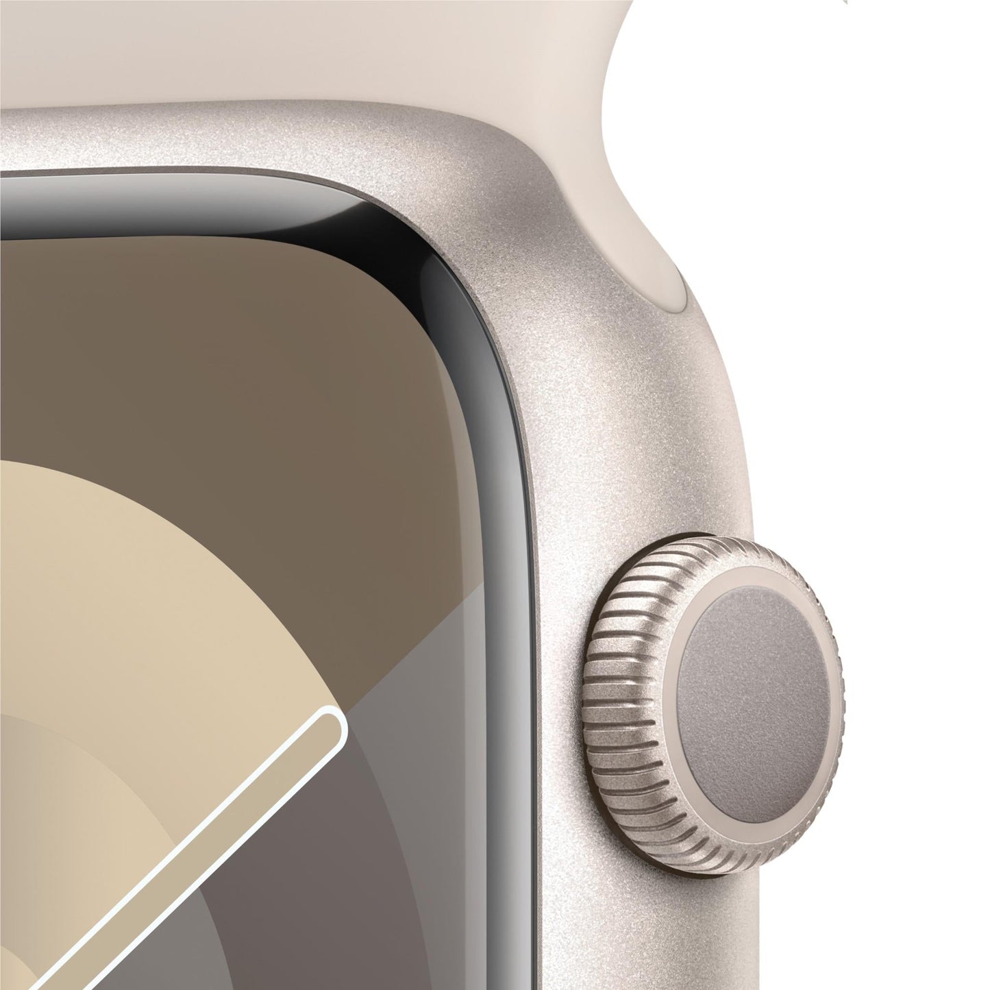 Apple Watch Series 9 45mm Starlight Aluminium Case GPS (M/L)