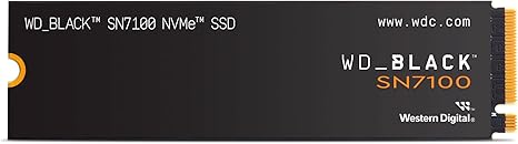 WD_BLACK 1TB SN7100 NVMe Internal Gaming SSD Solid State Drive - Gen4 PCIe, M.2 2280, Up to 7,250 MB/s - WDS100T4X0E [New Version]