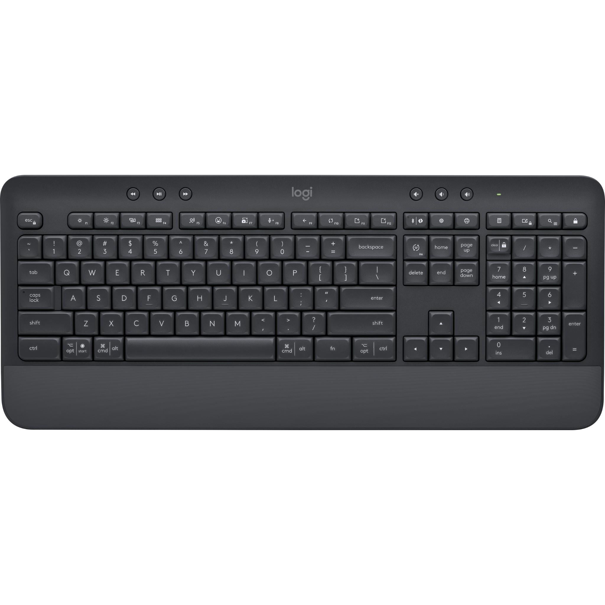 Logitech K650 Signature Wireless Keyboard (Graphite)