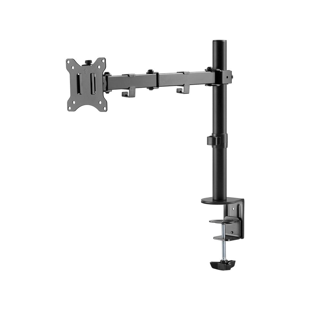 Goobay Single Computer Monitor Desk Mount Flex 43-81cm (Black)