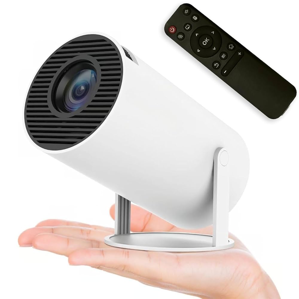 Portable Projector Small Straight Projector For Home Use 180 Degrees Projection Angle Automatic Focus Home Video Projector