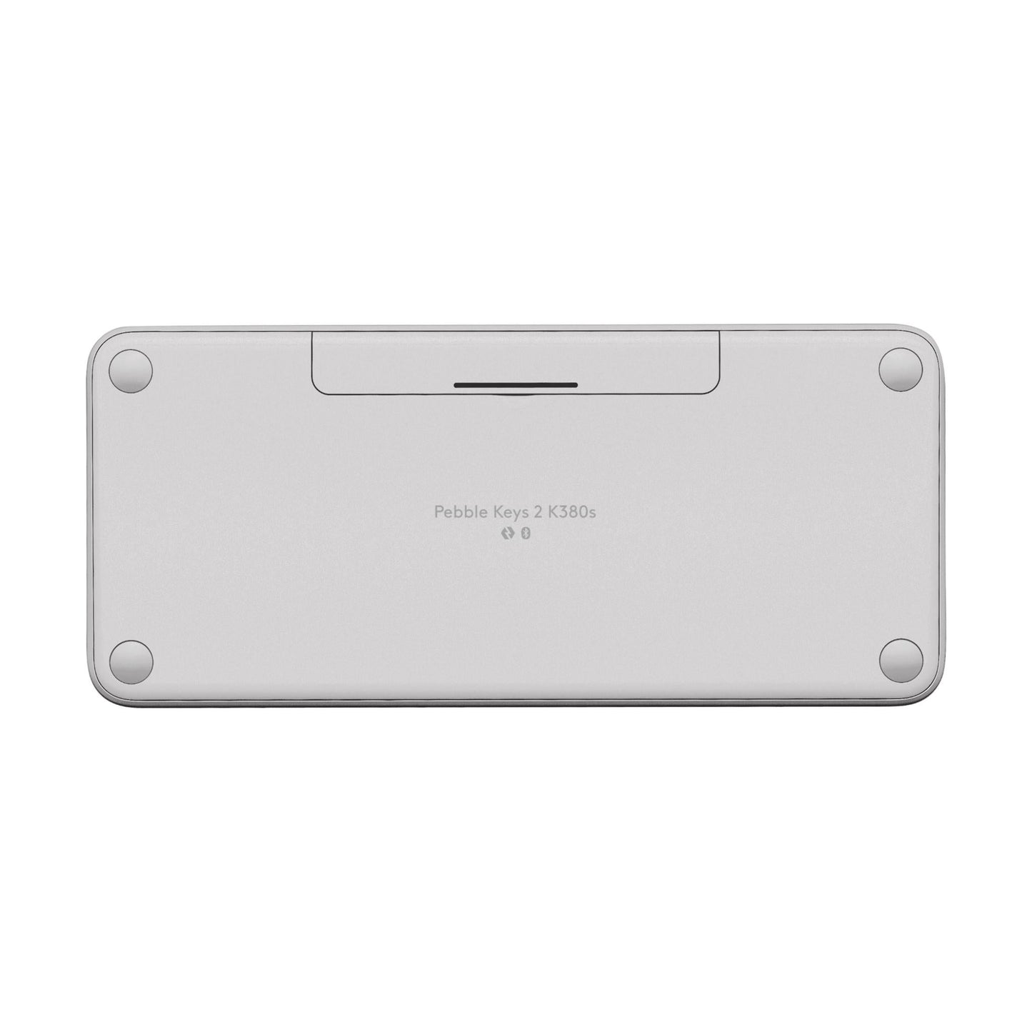 Logitech K380S Pebble Keys 2 Wireless Keyboard (White)