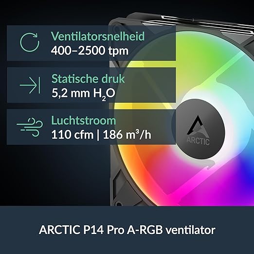 ARCTIC Liquid Freezer III Pro 280 A-RGB - AIO CPU Cooler, 2 x 140 mm Water Cooling, 38 mm Radiator, PWM Pump, VRM Fan, AMD AM5/AM4, Intel LGA1851/1770 Contact Frame - Black