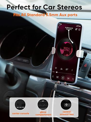 CableCreation 3.5mm Aux Cable 0.45meter, Short Male to Male 1/8 Audio Auxiliary Cord Braided Hi-Fi Sound for Car, Headphone Jack, Speaker, Home Stereos, Smartphone