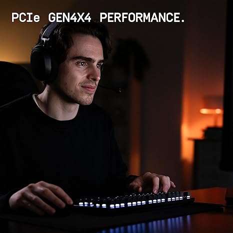 WD_BLACK 1TB SN7100 NVMe Internal Gaming SSD Solid State Drive - Gen4 PCIe, M.2 2280, Up to 7,250 MB/s - WDS100T4X0E [New Version]