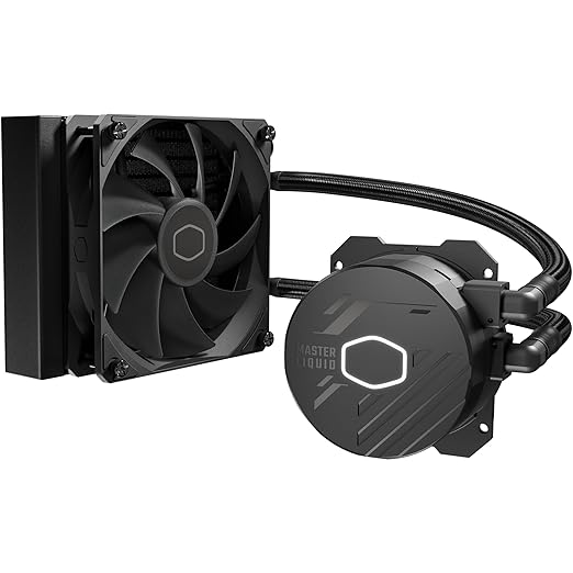 Cooler Master 120L Core Close-Loop AIO Liquid Cooler, R7|i5 Gen S Dual Chamber Pump, 120mm PWM, 120mm Radiator, White Lighting, AMD Ryzen AM5|4, Intel LGA 1851|1700 Platform