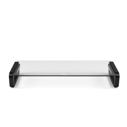 Laser Monitor Desk Stand with USB 3.0 Charging Hub (Black)