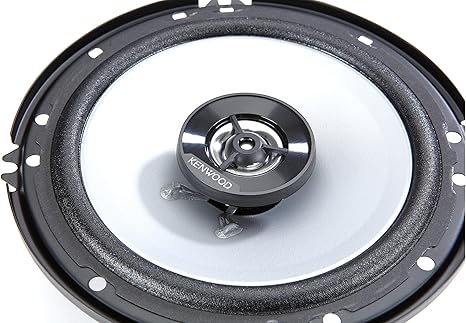 Kenwood 6-1/2" 300W Max (60W RMS per Pair) 6.5" KFC 2-Way Sport Series Flush Mount Car Audio Door Coaxial Speakers
