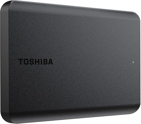 Toshiba Canvio Basics 2TB Portable External Hard Drive USB 3.0, Black - HDTB520XK3AA
