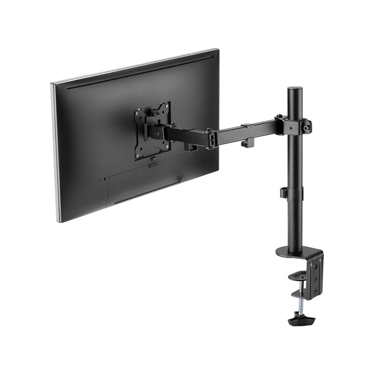 Goobay Single Computer Monitor Desk Mount Flex 43-81cm (Black)